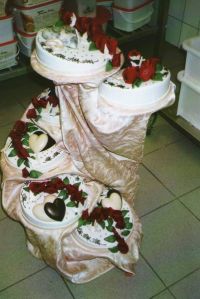 Hochzeitstorte - mehrstöckig
