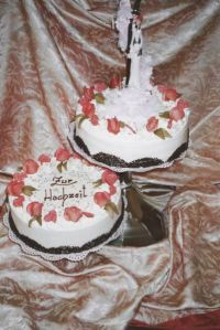 Hochzeitstorte - zweistöckig
